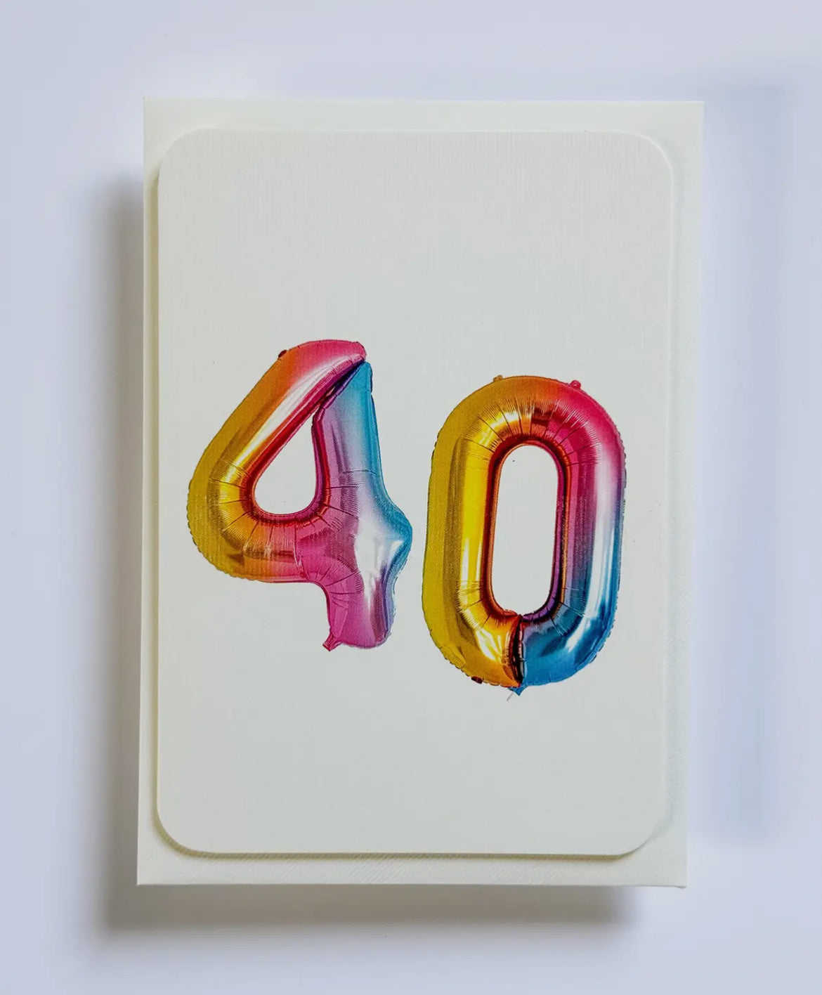 Birthday Balloon No.40 Card