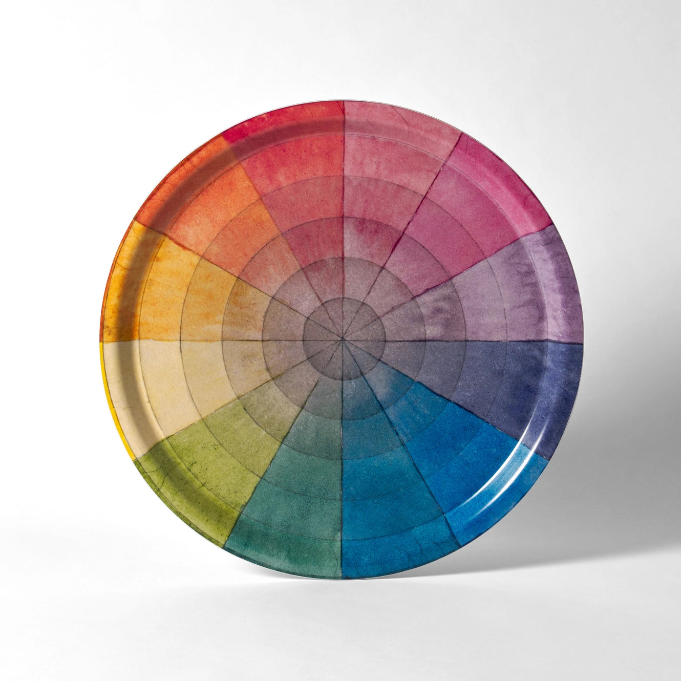 Birchwood Tray - Philipp Otto Runge Colour Wheel