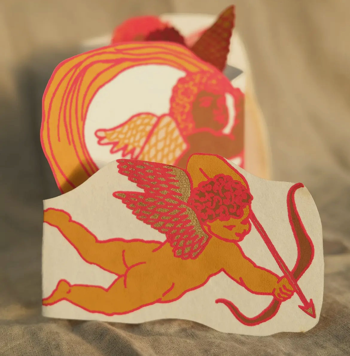 Cupid Concertina Card