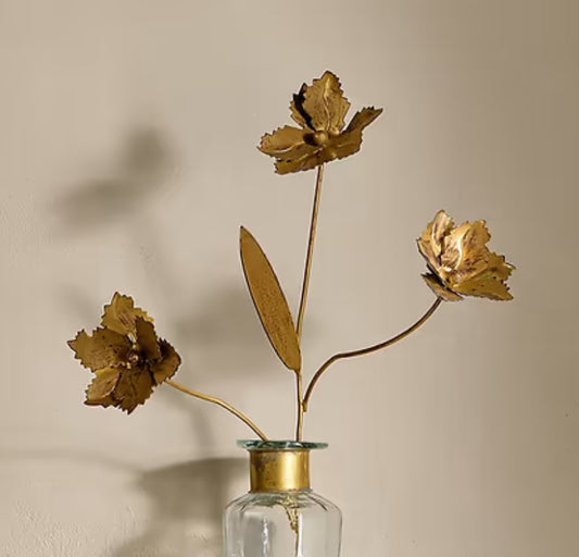 Antique Brass Flower Stem