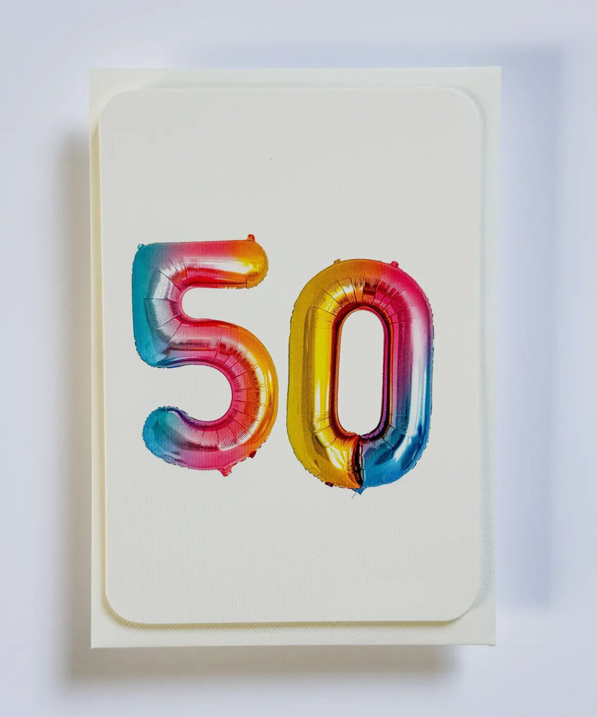 Birthday Balloon No.50 Card