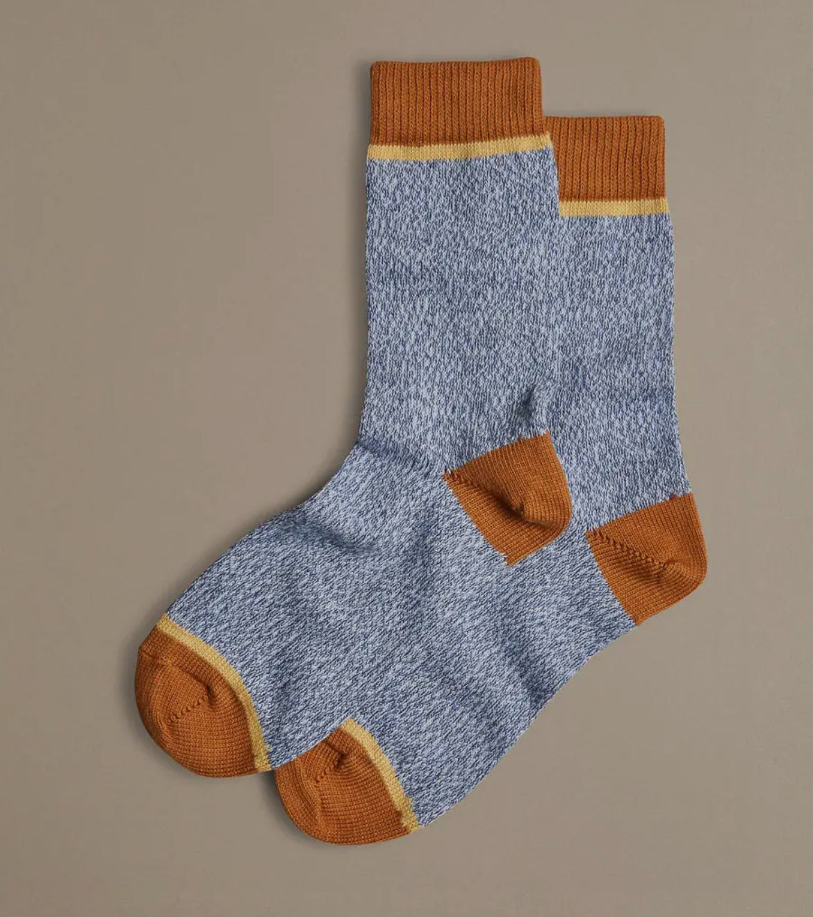 Rove Knitwear Merino Wool Socks Blue Marl