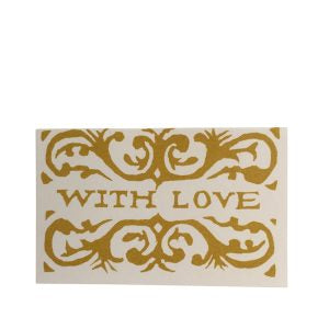 Mustard Arabesque With Love Gift Cards - Pack of 6