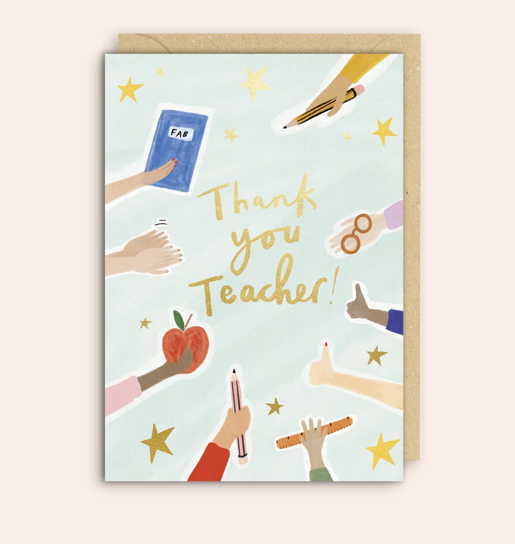 Thank you Teacher card – THE BRISTOL ARTISAN