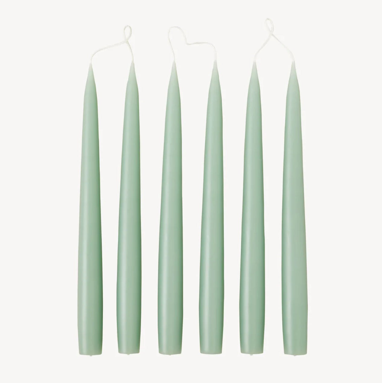 Sage taper candles - pair - THE BRISTOL ARTISAN